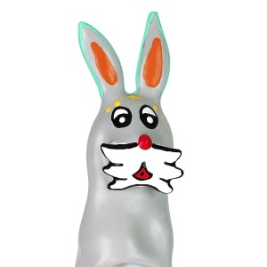 CONDOMERIE - PRÃSERVATIFS FANTAISIE PEINTS Ã LA MAIN EN FORME DE LAPIN XL